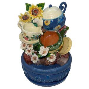 Classic Treasures Musical Teapot Water Fountain Plays Beautiful Dreamer